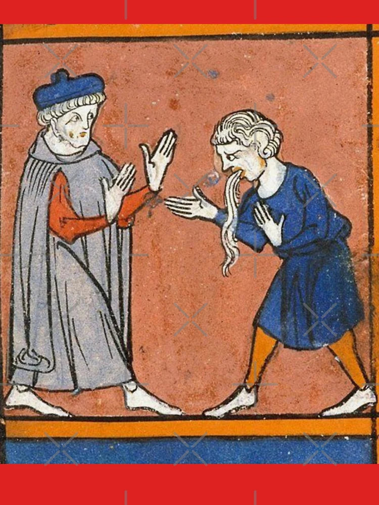 "Trust, it won't come out of here", medieval painting, 12th century AD Classic T-Shirt