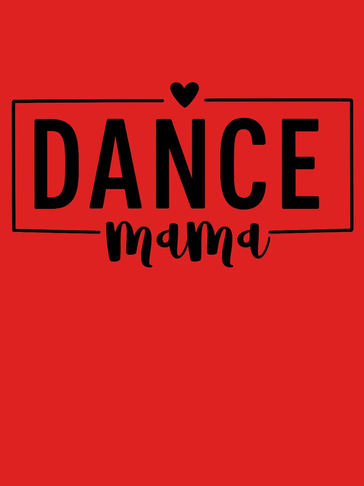 Dance Mama Minimalist Heart Frame Design Classic T-Shirt