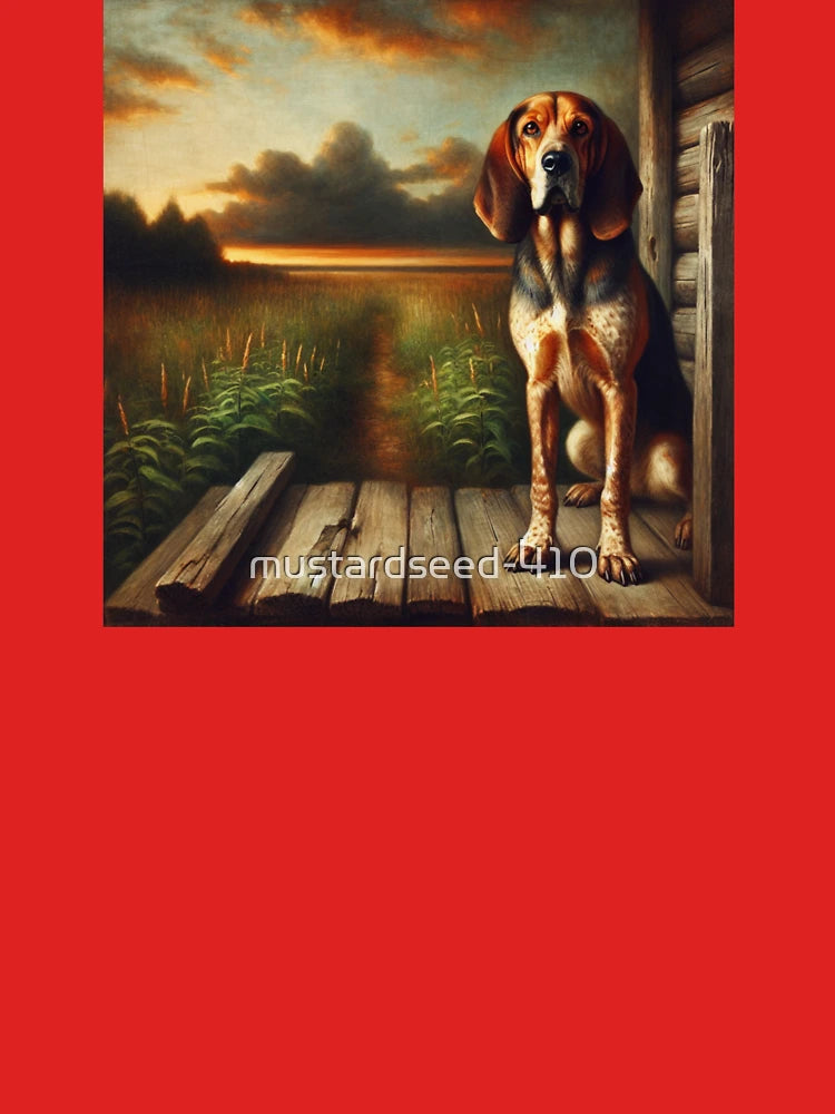"Loyal Watcher at Sunset" Classic T-Shirt