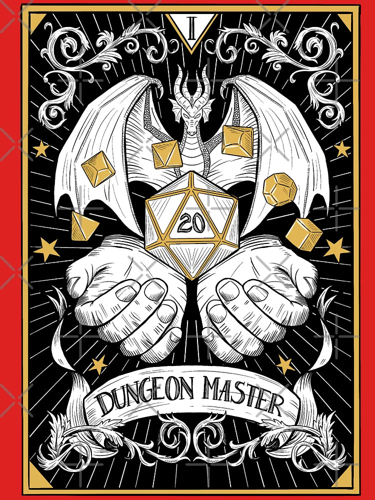 D&D Dungeon Master Tarot (dark) Classic T-Shirt