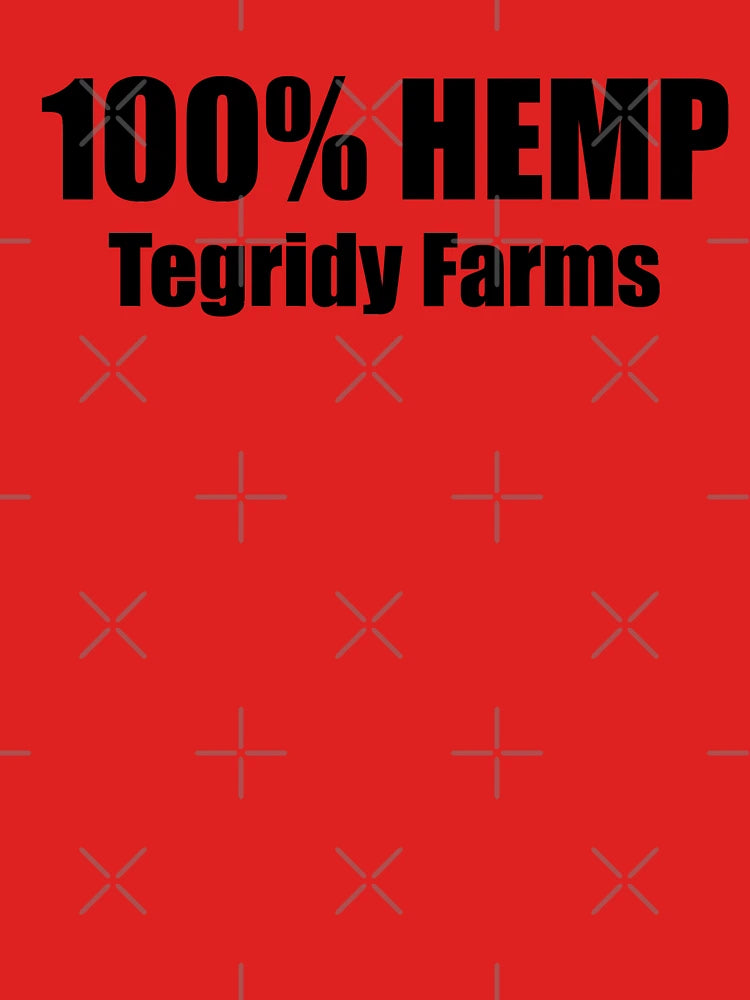 100% HEMP TEGRIDY FARMS PARODY FUN DESIGN FOR RANDY AND HIS FARM FAMILY FOR LIGHT SHIRTS Classic T-Shirt