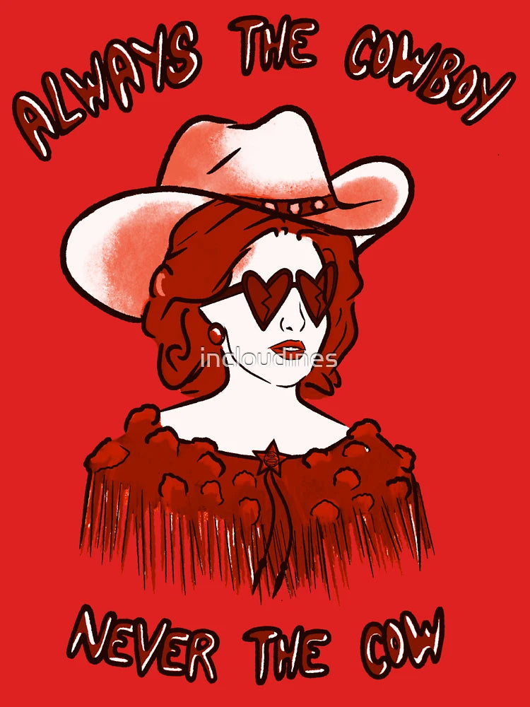 CMAT Always The Cowboy Never The Cow - red Classic T-Shirt