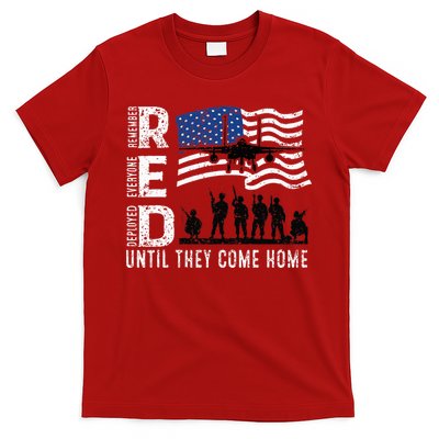 Red Friday Remember Everyone Deployed Until Come T-Shirt