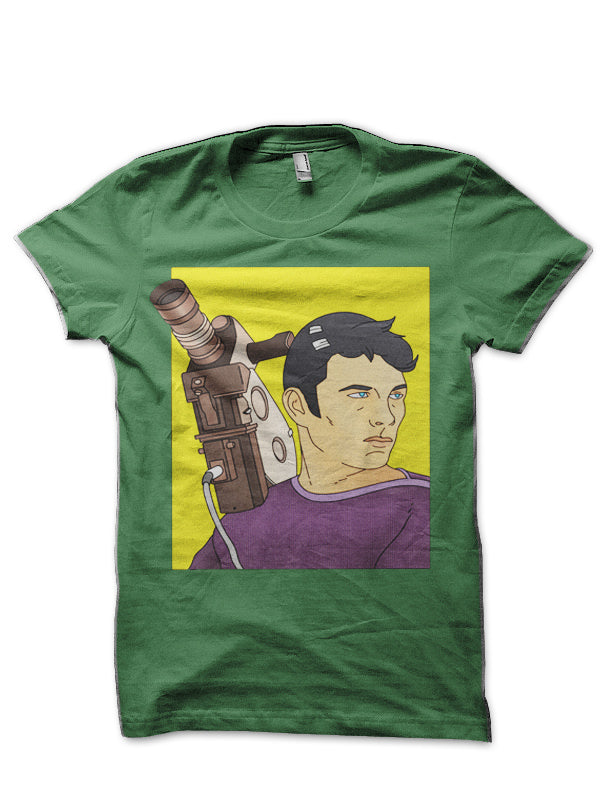 Robert Forster Green Half Sleeve T-Shirt