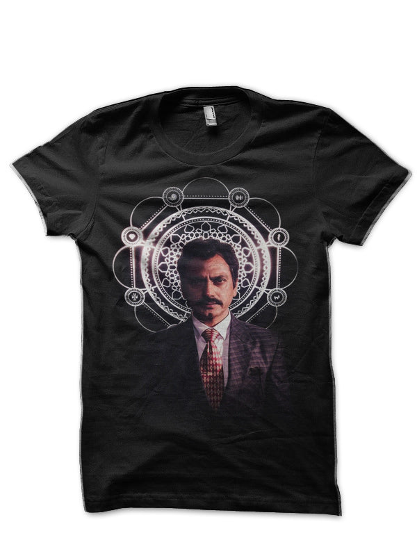 Sacred Games Half Sleeve Black T-Shirt