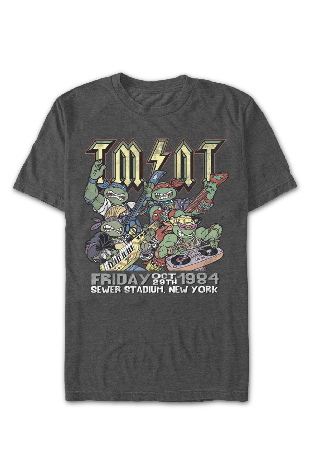 Sewer Stadium Rock Concert Teenage Mutant Ninja Turtles T-Shirt