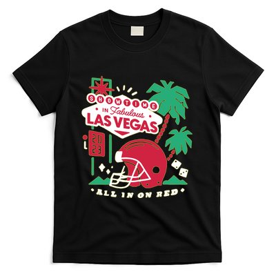 Showtime In Vegas All In On Red T-Shirt