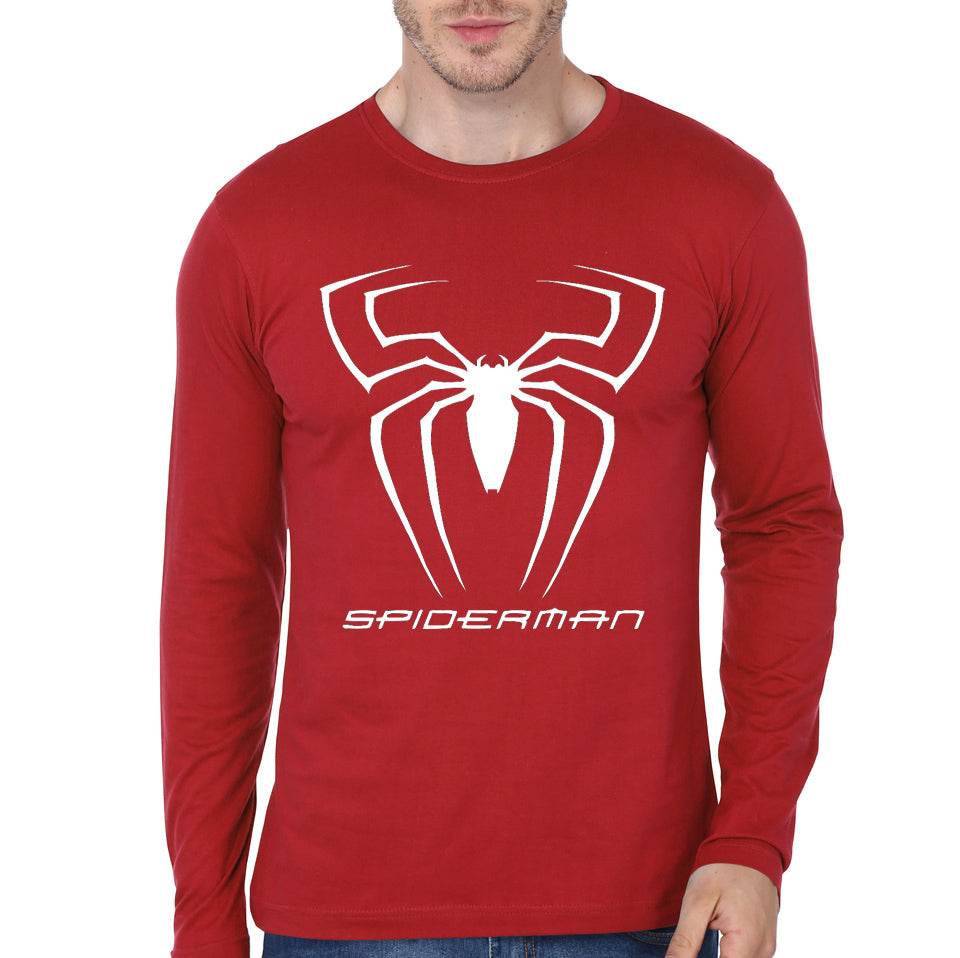 Spider Man Red Full Sleeve Tee ( Black Colour Available)