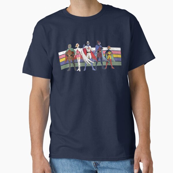 G Force Battle of the Planets Retro Stripe Classic T-Shirt