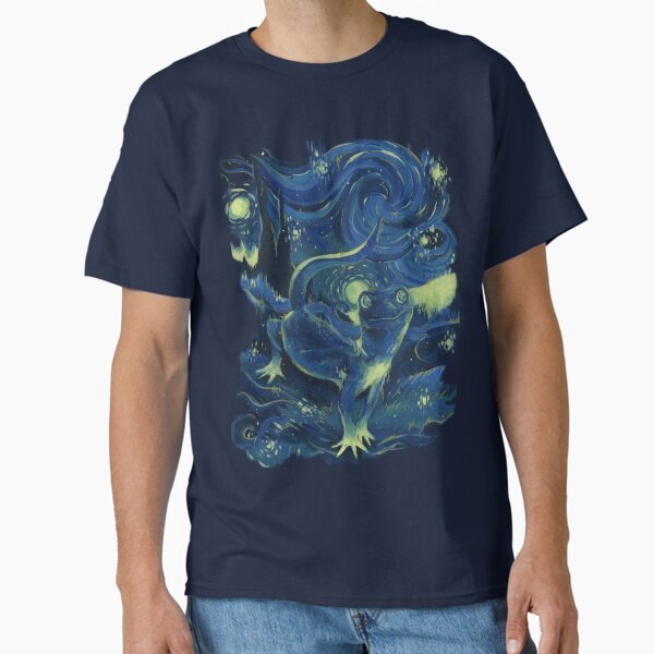 Van Gecko Variant- Whimsical Starry Night Inspired Sky Classic T-Shirt