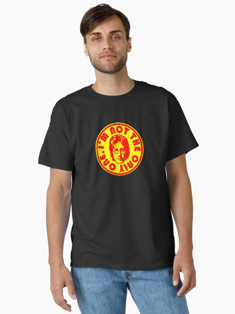 John Lennon I'm Not The Only One Red Yellow Classic T-Shirt