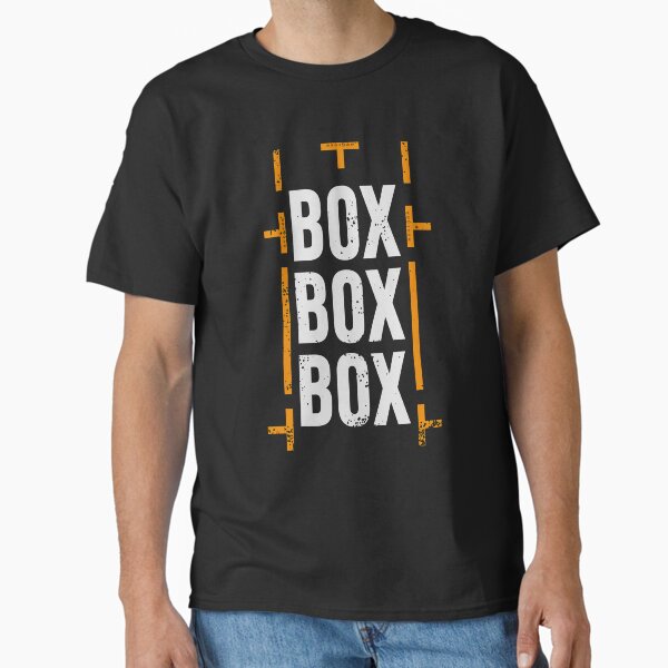 'Box Box Box' Formula 1 Racing Pitstop Design Classic T-Shirt