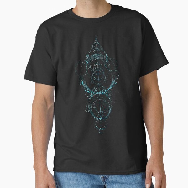 Sacred Geometry of the Moon Phases Classic T-Shirt