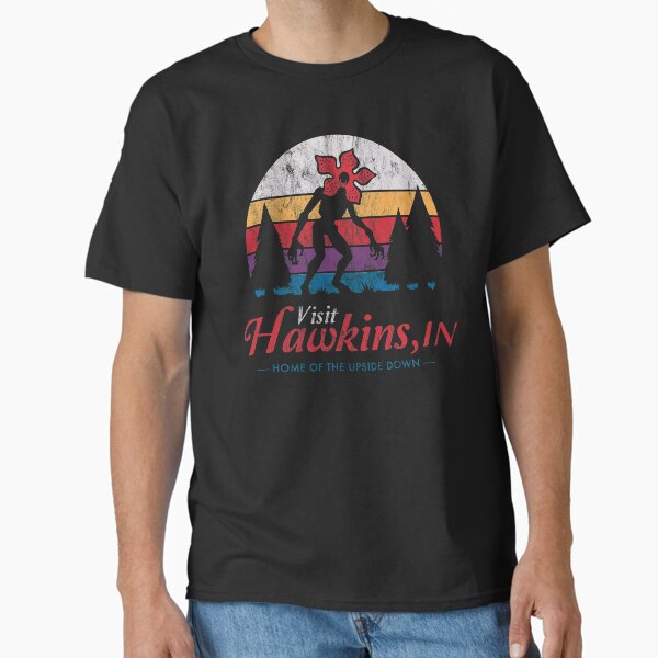 Visit Hawkins - Vintage Distressed - Demogorgon Classic T-Shirt