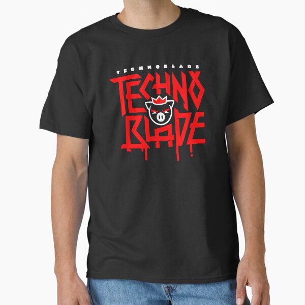TechnoBlade Red Logo Classic T-Shirt