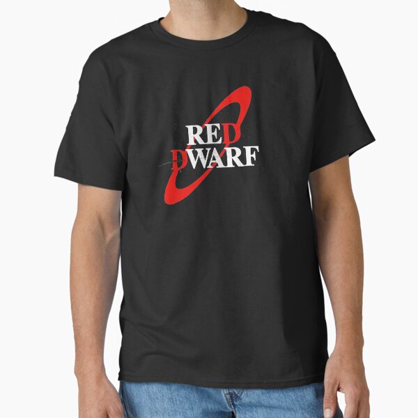 Distressed Red Dwarf Logo Classic T-Shirt