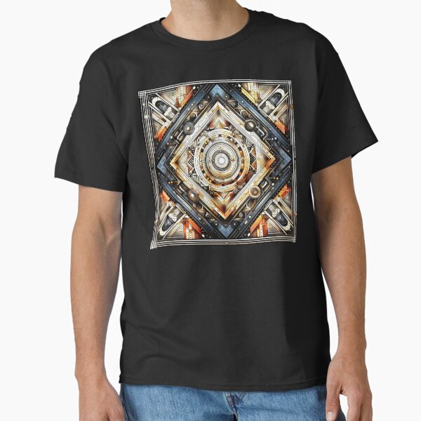Neo-Victorian Tech: Cyberpunk Aesthetics Infused with Vintage Mechanics Classic T-Shirt