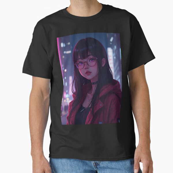 That Anime Girl cyber punk style Classic T-Shirt