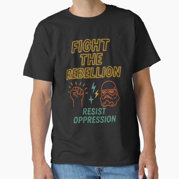Andor Inspired - Resist Oppression Neon Art Classic T-Shirt