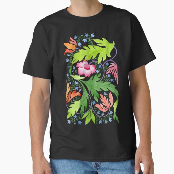 Enchanting Wildflowers Watercolor - Nature's Beauty Inspired Botanical Art Classic T-Shirt