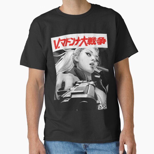 Yakuza Japanese Cyberpunk Girl Vaporwave Urban Style Classic T-Shirt