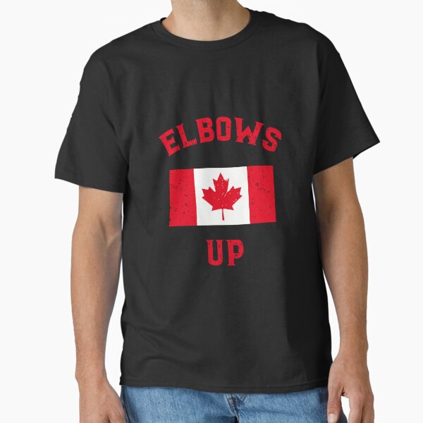 Elbows Up Canada Anti-Trump Canadian Pride Tees and Stickers Classic T-Shirt