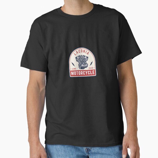 V-Twin Engine Design – Laconia Motorcycle Rally Inspired Graphic Classic T-Shirt