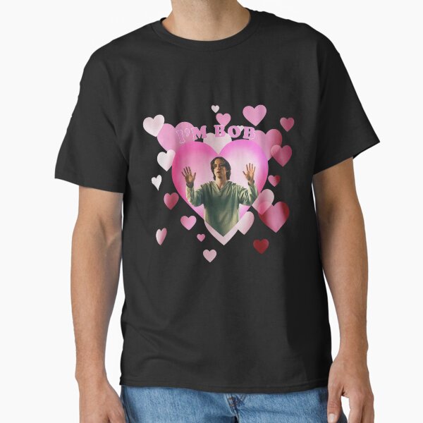 I'm Bob Lewis Pullman as Robert Pink Hearts Classic T-Shirt