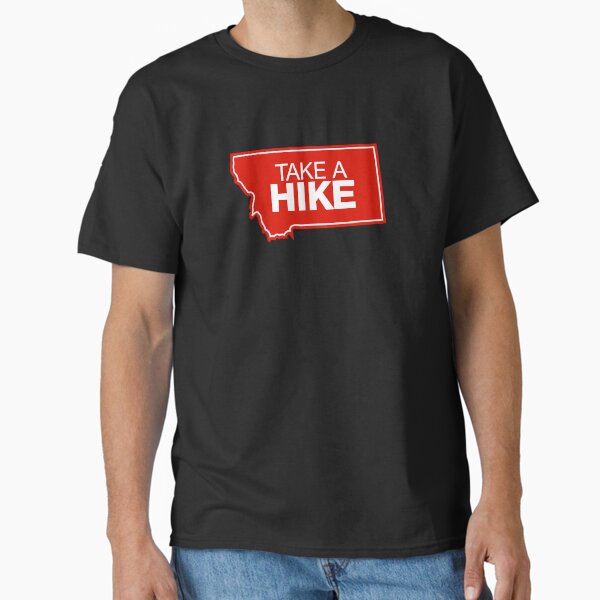 Take a Hike Montana (Cherry Red) Classic T-Shirt