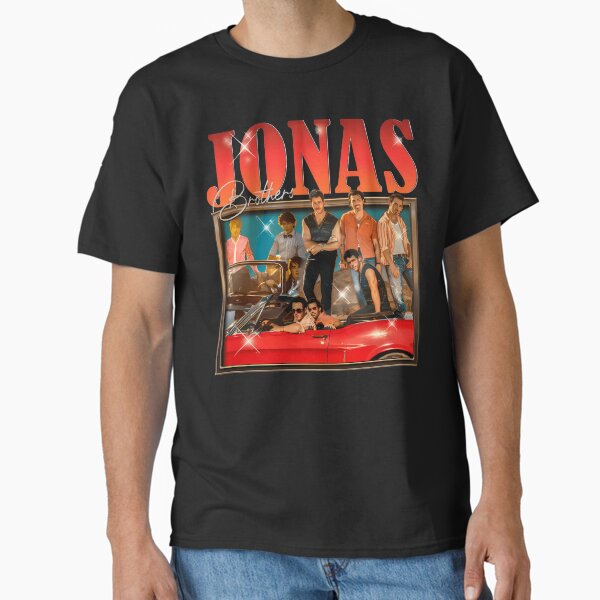 Dar.k Green Background Jona.s Brothers Bandjona.s Classic T-Shirt