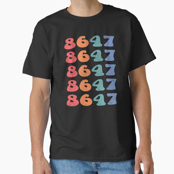 8647, Anti Trump 8647 Design, Feminist, Human Rights and Women's Right, Anti Conservative Political Design Classic T-Shirt