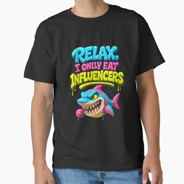 Rave Predator Only Eats Influencers Classic T-Shirt