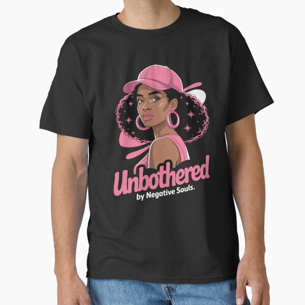 African American Afro Queen Sassy Black Woman Unbothered Classic T-Shirt