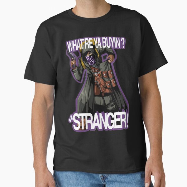 Resident Evil 4 Merchant (Quotes # 5) (Purple OutLine) Classic T-Shirt
