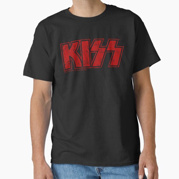 Kiss the Band logo red Classic T-Shirt