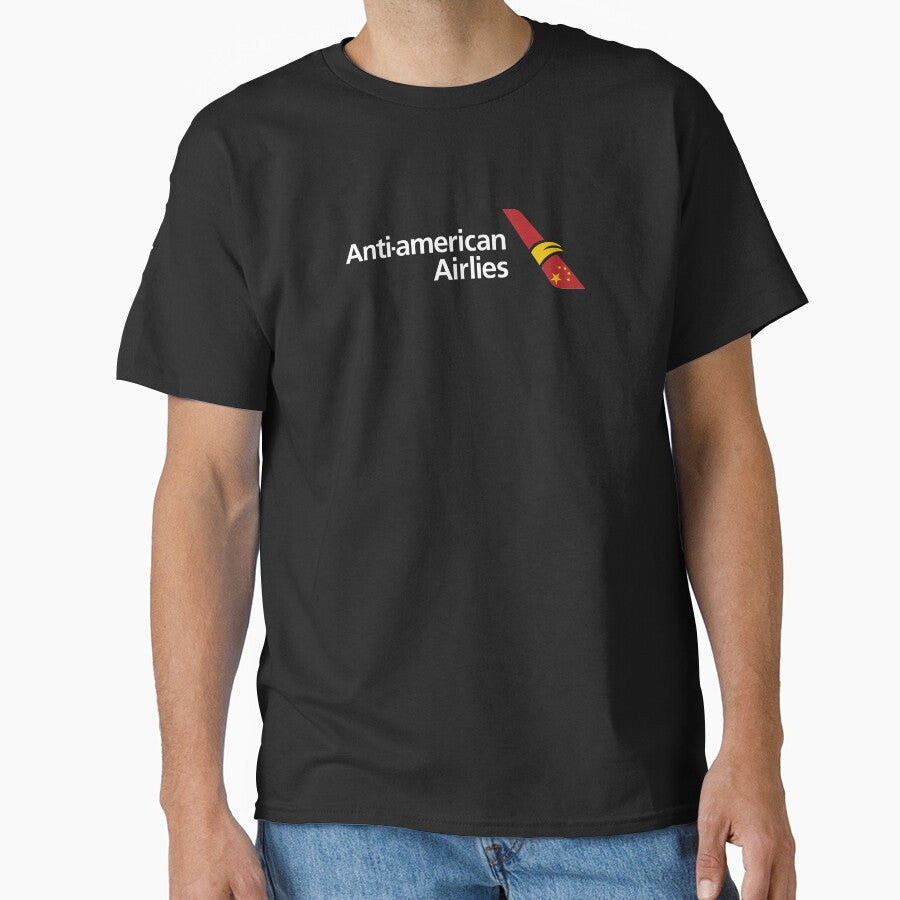 Anti American Airlies Classic T Shirt