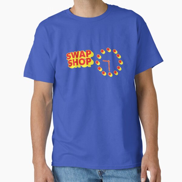 Multi Coloured Swap Shop - Clock - BBC Classic T-Shirt