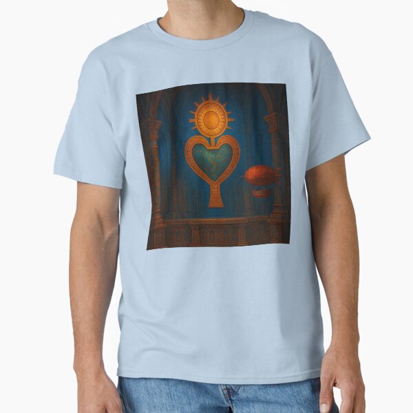 The Solar Heart of the Steampunk Temple Classic T-Shirt