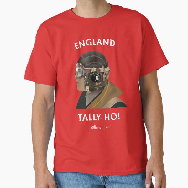 High quality England Spitfire Pilot Tally Ho items for sports fans or cool country visitor keepsakes Classic T-Shirt