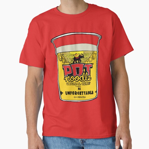 Pot Noodle pots of curry. Pot Noodle inspired Tee shirt Classic T-Shirt