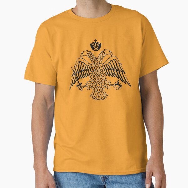 Byzantine Imperial flag by the Greek Orthodox Churches Classic T-Shirt