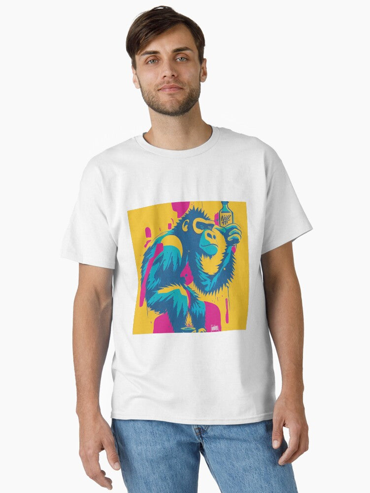 Get in Touch with Your Inner Artist with Our Street Art-Inspired Urban Gorilla Design Classic T-Shirt