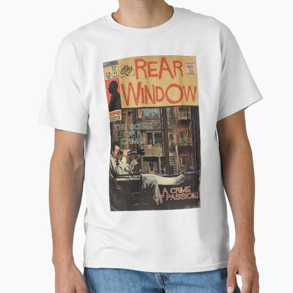 Rear Window - Alfred Hitchcock Comic Book Fan Art Classic T-Shirt