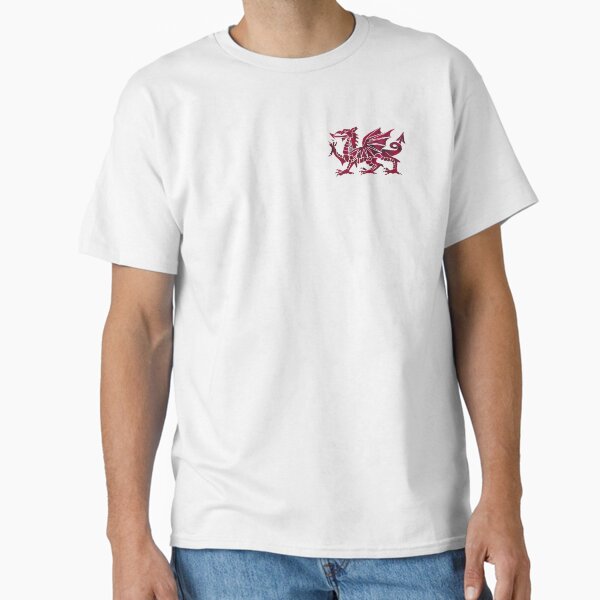 Welsh Dragon Red Dragon Wales Cymru Cymraeg Draig Coch Classic T-Shirt