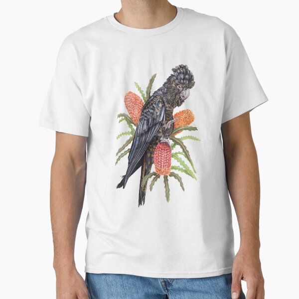 Red Tailed Black Cockatoo Classic T-Shirt