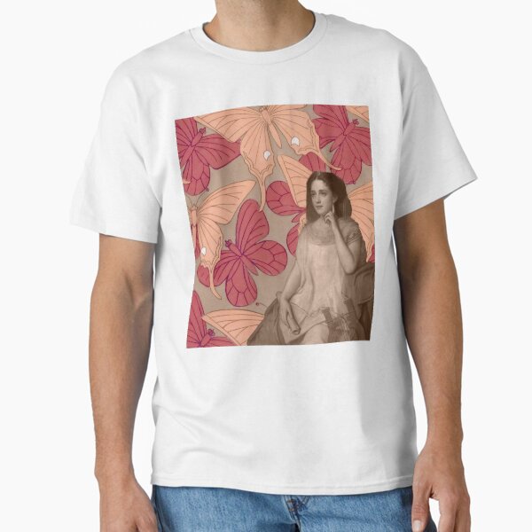Butterfly Muse – Romantic and Vintage Collage Classic T-Shirt