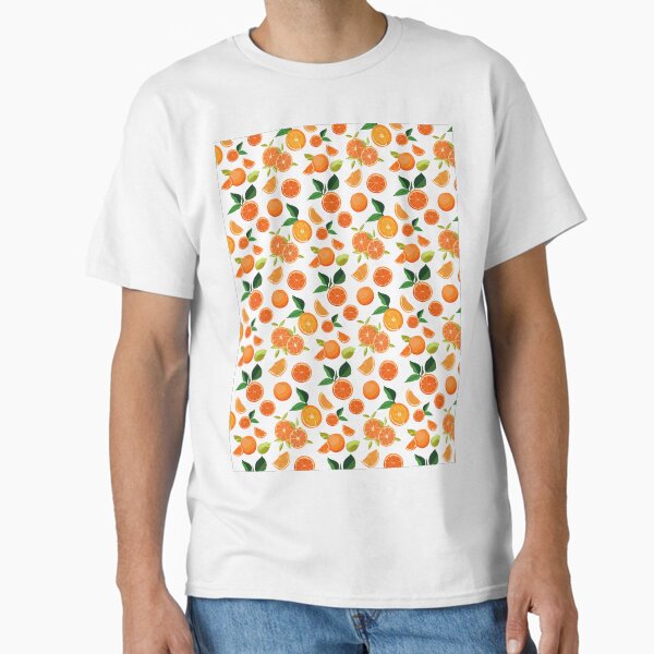 "Minimalist Fruit Seamless Pattern – Clean & Modern" Classic T-Shirt