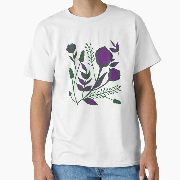 Purple-flowers Classic T-Shirt