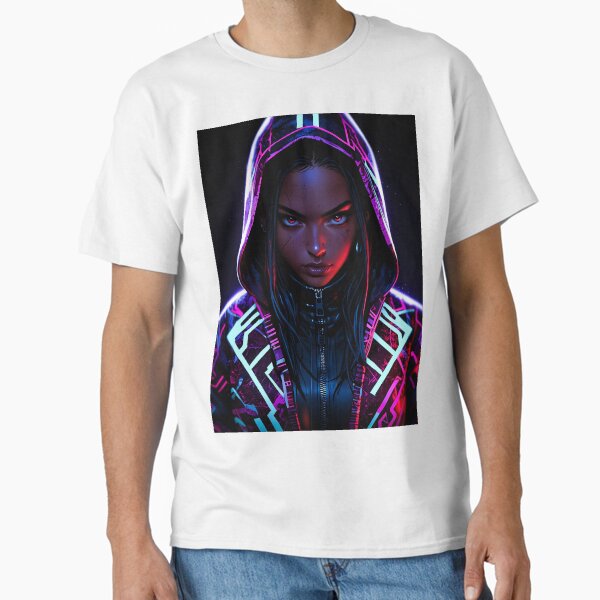 CYBERPUNK GIRL | Futuristic Anime Manga Anime Design | BY Itu22 Classic T-Shirt