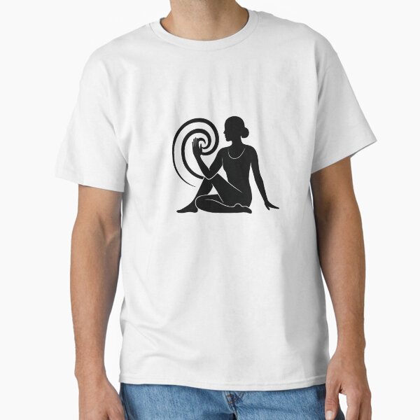 "Inner Spiral – Feminine Flow of Energy" Classic T-Shirt